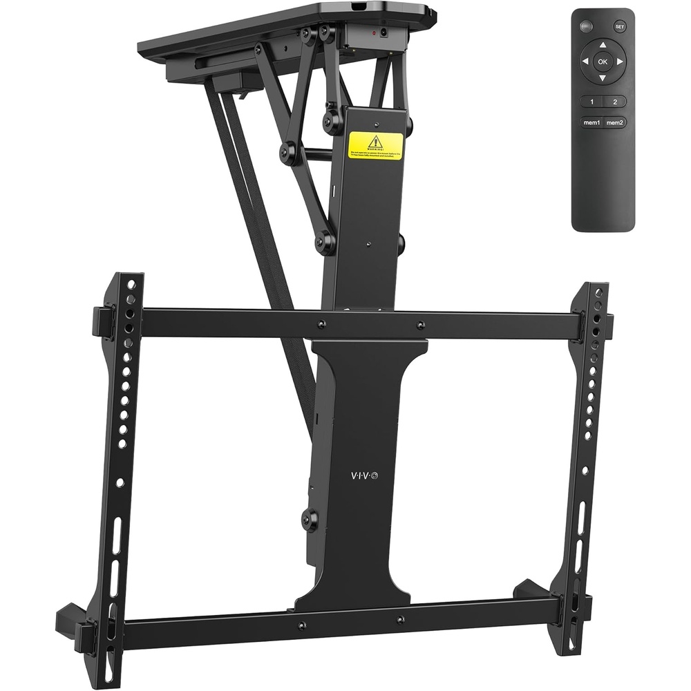 image:imageVIVO Electric Ceiling TV Mount for 32 to 70 inch Screens Large Flip Down Motorized Pitched Roof VESA Mount Master Pack Black MOUNTEFD70Black