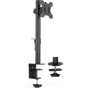 image:imageVIVO Clampon Single Ultra Wide Monitor Desk Mount Low Profile Heavy Duty Adjustable Stand for 1 Ultrawide Screen up to 49 inches 44 lbs Capacity Black STANDV100Cup to 38 screens