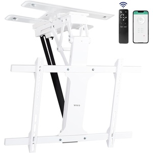 image:imageVIVO Electric Flip Down Swiveling Ceiling TV Mount for 32 to 70 inch Screens Large Motorized Flat Ceiling VESA Mount App and Voice Control Black MOUNTEFD70SWhite