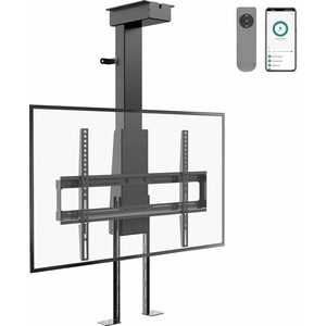 image:imageVIVO Motorized Drop Down Ceiling TV Mount for 32 to 55 inch Screens Vertical Electric Television Bracket with Remote Control Compact Design for Enclosures Black MOUNTEDN5537  65 Screens