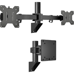image:imageVIVO Single Ultrawide Monitor Wall Mount for Up to 49 inch Screens Articulating and Height Adjustable Holds Ultra Wides Up to 44 lbs Black MOUNTWCB01A1 Ultrawide  2 Monitors