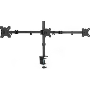 image:imageVIVO Triple Monitor Adjustable Desk Mount Articulating Tri Stand Holds 3 Screens up to 24 inches Black STANDV003YBlack