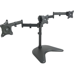 image:imageVIVO Triple Monitor Mount Fully Adjustable Desk Free Stand for 3 LCD Screens up to 24 inches STANDV003P