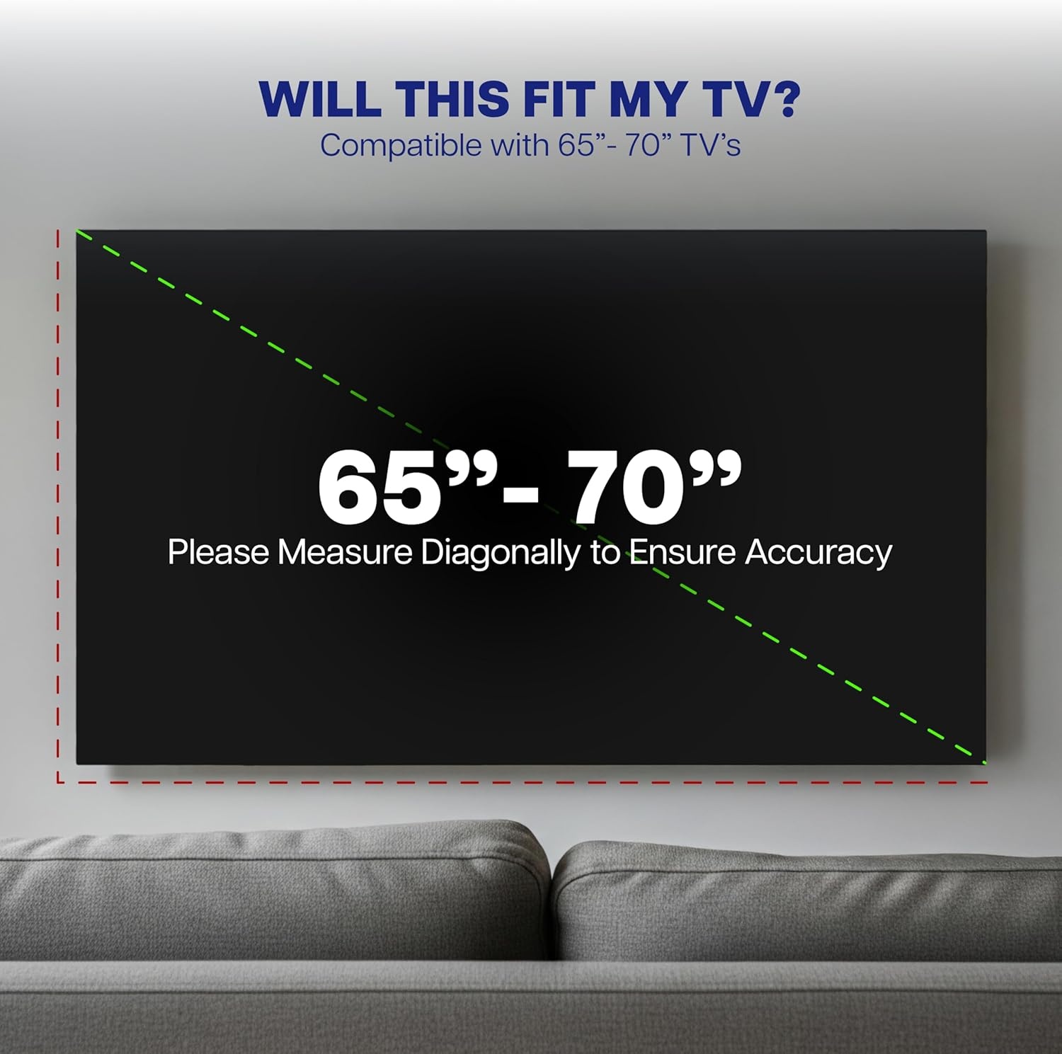 image:imageVIVO Flat Screen TV Cover Protector for 49 to 50 inch Screens Universal Outdoor Weatherproof Water Resistant COVERTV050BTan
