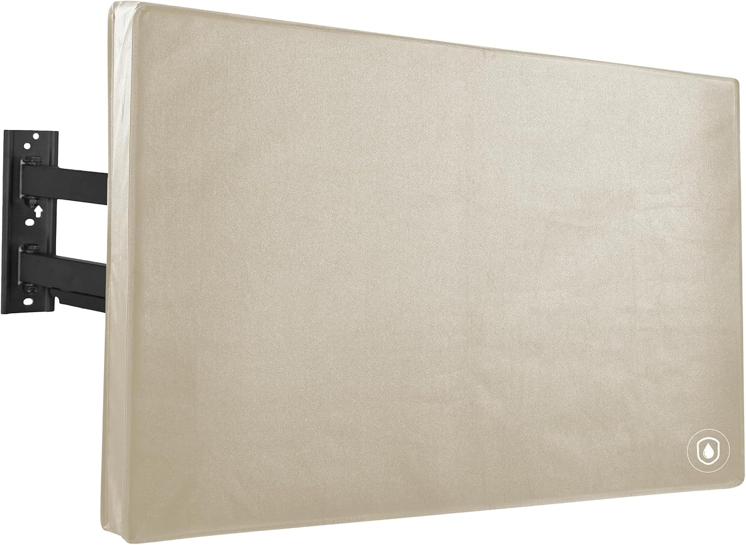 image:imageVIVO Flat Screen TV Cover Protector for 49 to 50 inch Screens Universal Outdoor Weatherproof Water Resistant COVERTV050BTan