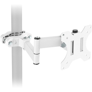image:imageVIVO Black Pole Mount Monitor ArmWhite